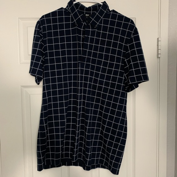 Uniqlo Other - Uniqlo Navy and White Lines Half Bottoms